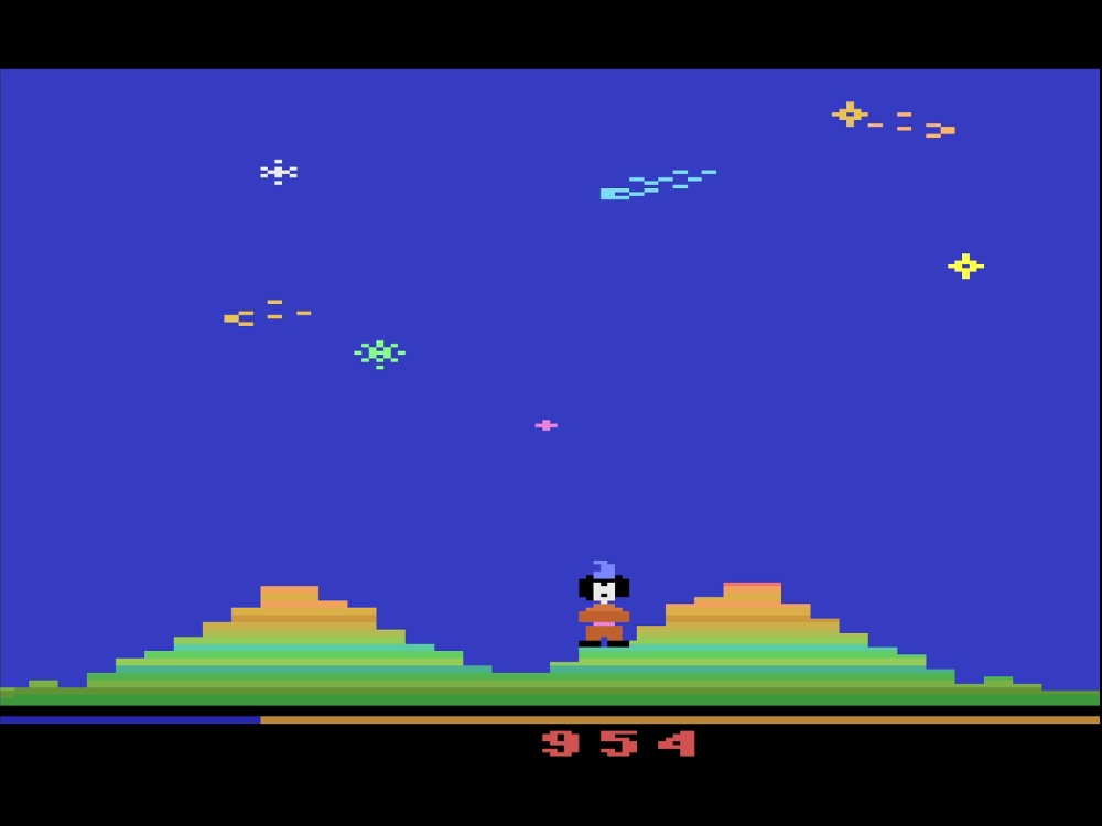 Gameplay of Sorcerers Apprentice for Atari 2600